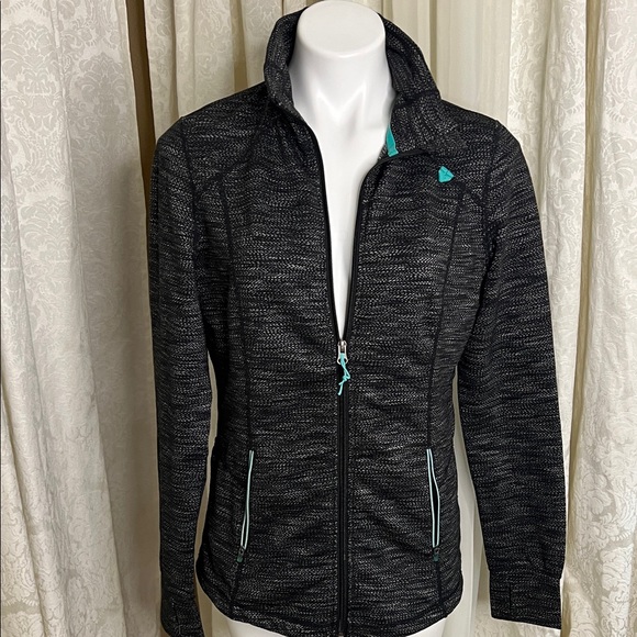 Tangerine Jackets & Blazers - Tangerine Black and Teal Utility Jacket